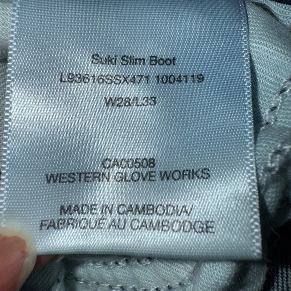 Silver Jeans Suki Mid Rise Slim Bootcut Jeans women’s sz 28x33 Indigo - Picture 12 of 13